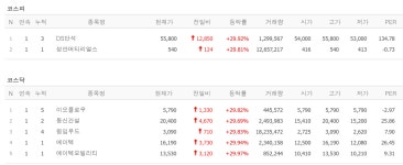 나스닥 상장 승인 윙입푸드, 이재명 관련주 동신건설·에이텍·에이텍모빌리티, 이오플로우·DS단석·성안머티리얼스 상한가 [뉴스톡 웰스톡]