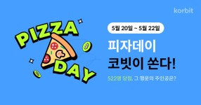코빗, 비트코인 피자데이 기념 고객 이벤트