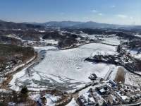 [드본세] 흰 눈 쌓인 양평 향리저수지