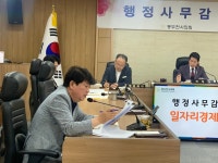 동두천시, 행정사무감사서 질의하는 김재수 시의원