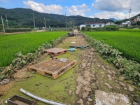 [르포] 물이 집어삼킨 가평 녹수계곡 현장