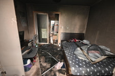 군포시 삼본동 아파트서 화재, 단순 연기흡입 1명