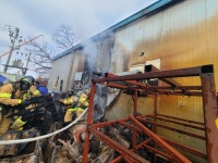 남양주 진건읍 창고서 화재…인명피해 없어