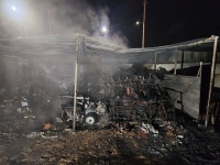 이천 농기계보관 가건물서 한밤 화재…인명피해 없어