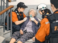 설날 오산서 실종 80대 5시간 만에 구조...아파트 4층 계단서 발견