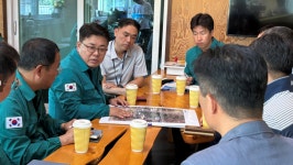 김동구 한강유역환경청장...연천군 아미천댐 후보지 인근 지역환경의견 청취