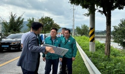 김동구 한강유역환경청장...연천군 아미천댐 후보지 인근 지역환경의견 청취