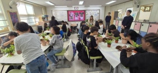 용산구, 초등학교 대상 ‘교실 속 숲 만들기’ 시범사업 운영