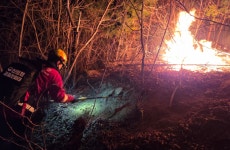 전남 광양 산불, 22일 05시 30분기준 진화율 90%