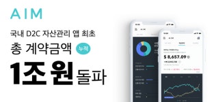 핀테크 자산관리 플랫폼 에임, 개인자산관리 1조 시대 열었다