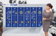 [기상속보]내일날씨 제주·남부등 10일까지 5∼60㎜ 비 강원산지 5∼15cm 눈 미세먼지 보통 서울 아침 -3도 