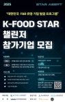 스타에셋, K-Food Star 챌린저 프로그램 참가기업 모집... F&B 혁신 스타트업 발굴 본격화