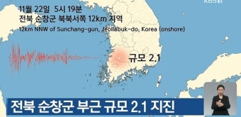 전북 육지·해역 5년간 '규모 2.0 이상 지진' 20여건 발생...'큰 규모' 언제든 발생 가능, 왜?