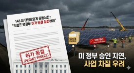 미 태양광 143개 기업, 의회에 공동 서한… 트럼프 정책으로 사업 마비