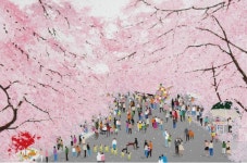 따뜻하고 풍성한 봄날의 풍경