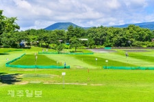 폭염에 한산한 파크골프장