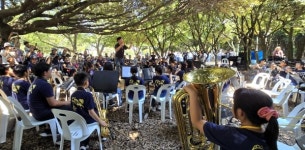금빛으로 물든 제주...제주국제관악제 개막 공연 성황