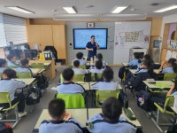 장안 경희일생한의원 김가람 원장, 은석초등학교 건강 강연 진행