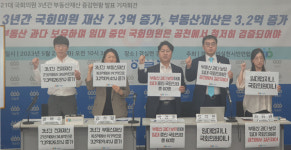 21대 국회의원 3년간 1인당 평균 재산 7억 3000만원, 부동산 3억 2000만원 증가