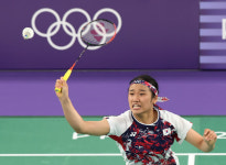 [파리올림픽]'세계랭킹 1위' 안세영, 금빛 스매시···한국 배드민턴 28년 만에 단식 우승 쾌거