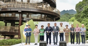 계룡산 갑사에 생태 숲 놀이터 생겼다... 공주시 갑사마루 준공