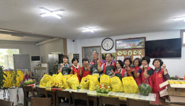 성주군 초전농협 주부대학 총동창회, 급식소 봉사활동 참여
