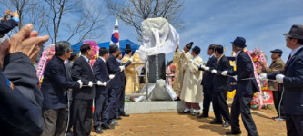 성주군 독립운동가, 의사 연암 송훈익 선생 공적비 제막식 행사 거행