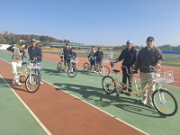 시각장애인 ‘텐덤바이크’ 교실 마무리