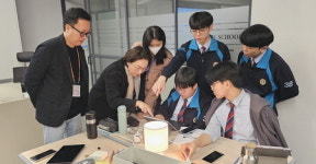 학교로 찾아가는 과학 특강, AIoT 전시 및 실험 실시