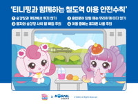 코레일유통, 캐치!티니핑과 대국민 안전 캠페인 시행
