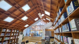 지혜와 돌봄, 그리고 노을 한 스푼- 한내 지혜의 숲 도서관