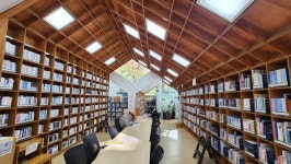 지혜와 돌봄, 그리고 노을 한 스푼- 한내 지혜의 숲 도서관