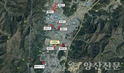 웅상 도시계획도로 18개 노선 개설 1천억원 투입