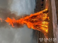 상북면민 소망 담은 달집태우기 행사