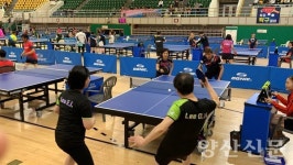 탁구 동호인들의 축제, 제9회 양산시동호인 단·복식 탁구대회 성황