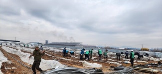 열관리시공協 경기도회, 폭설피해 농가 복구 자원봉사