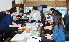 울산 중구 다운2지구 대형공사차량 통행 안전 대책 논의