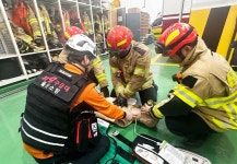 울산남울주소방서 화산119안전센터 팀워크 훈련