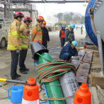 울산남울주소방 화산119안전센터, 용접현장 불티 화재 예방 홍보활동