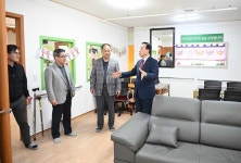 박천동 울산 북구청장, 연암재가노인복지센터 방문