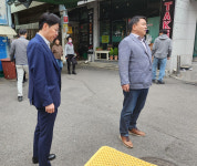 김대영 울산 남구의원, 수암동 상습침수지역 방문 대책 논의