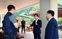 안병구 밀양시장 산내·단장면 방문 영남알프스 산림관광 활성화 모색