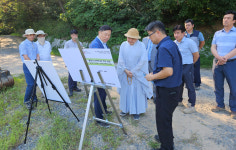 김종훈 울산 동구청장, 동축사 사색의 길 조성 점검