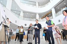 김영길 울산 중구청장, 종갓집도서관 시설 탐방