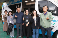 김종훈 울산 동구청장, 마음안심버스 격려 방문