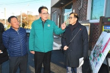 이순걸 울주군수, 하대마을 생활여건 개선사업현장 점검