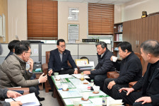 김상용 울산 울주군의원, 자율방재단 활성화 간담회