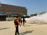 울산 북부소방서 농소119안전센터, 천곡중 소방훈련