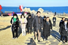 이순걸 울주군수, 간절곶 해맞이 행사 준비상황 점검