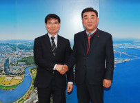 김두겸 울산시장, 양영봉 울산고용지청장과 환담
